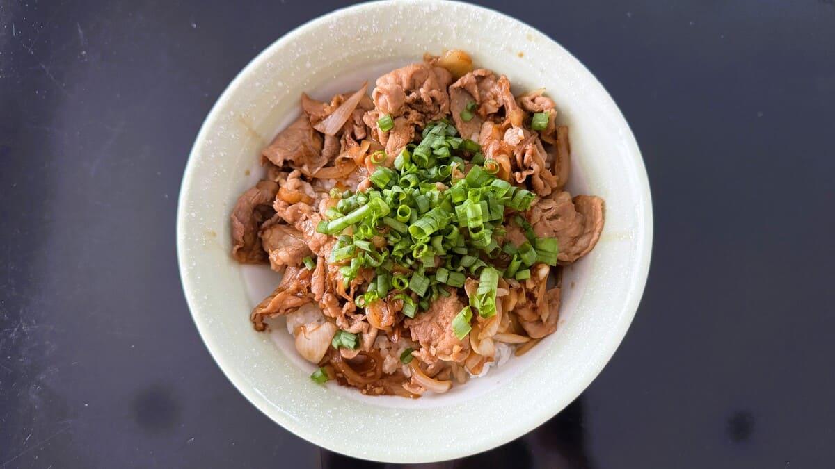 豚丼のレシピ